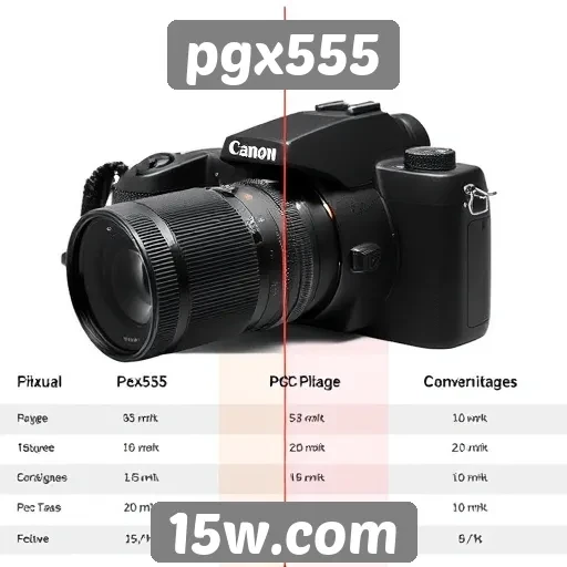 Comparativo entre pgx555 e concorrentes